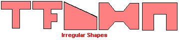 Illustration of inauspicous buildings with irregular or odd shapes